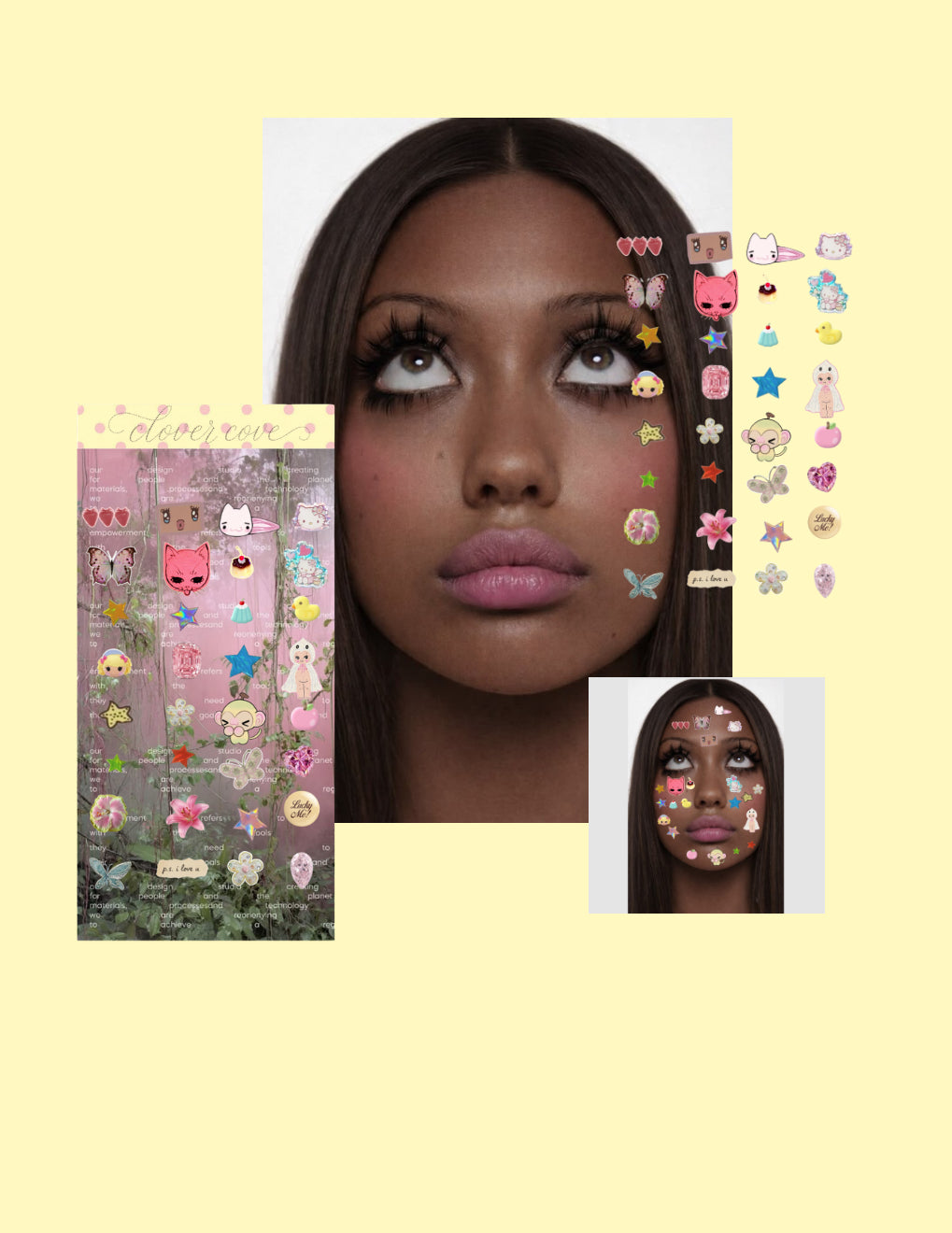 Sticker Face Art Kit
